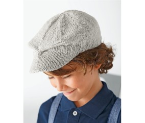 Patron tricot gratuit Casquette coton recyclé
