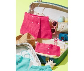 Patron gratuit Jupe et bandeau au crochet enfant Cally