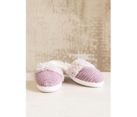 Patron tricot Mules au crochet - Bergère de France