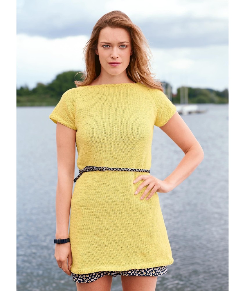 Patron tricot gratuit Tunique manches courtes