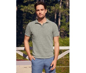 Patron tricot Polo manches courtes - Bergère de France