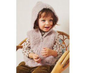 Patron tricot gratuit Gilet zippé sans manches