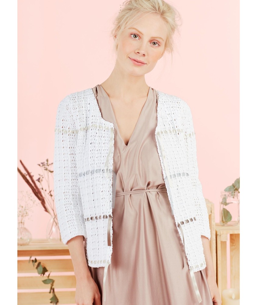Patron crochet Veste au crochet - Bergère de France