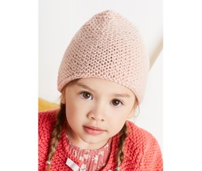 Patron tricot Bonnet point mousse - Bergère de France