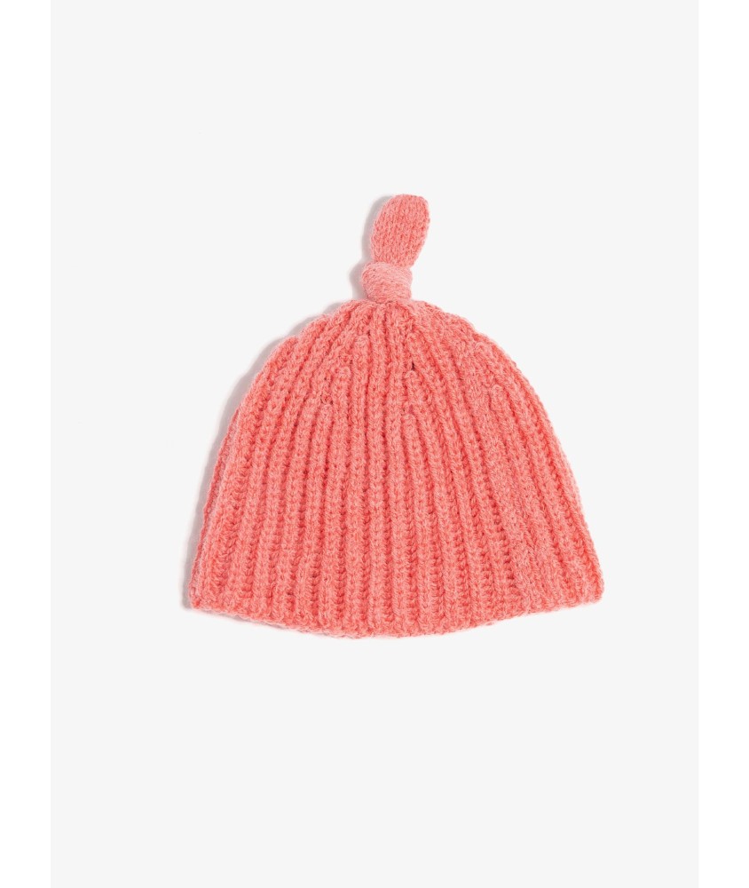 Patron tricot gratuit Bonnet en côtes anglaises