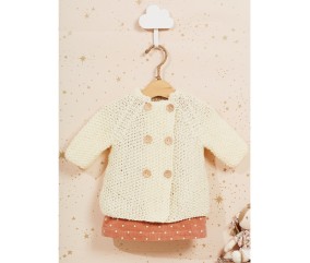 Patron tricot gratuit Manteau manches raglan