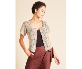 Patron crochet Cardigan au crochet - Bergère de France