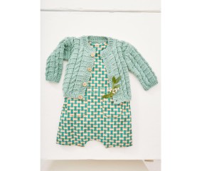 Patron tricot gratuit Gilet écolo à torsades