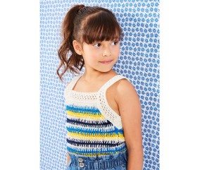 Patron crochet Top au crochet - Bergère de France