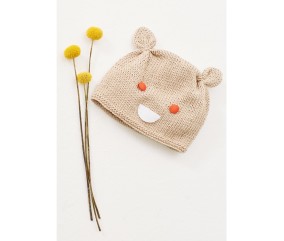 Patron tricot Bonnet tête d'ours - Bergère de France