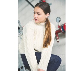 Patron tricot Pull irlandais - Bergère de France