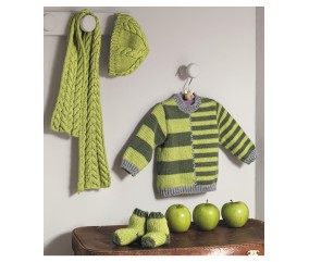Patron tricot gratuit Bonnet et écharpe Ben