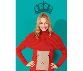 Patron tricot gratuit Chauffe épaules col roulé Bella