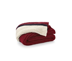 Patron tricot gratuit Plaid débutant au point mousse