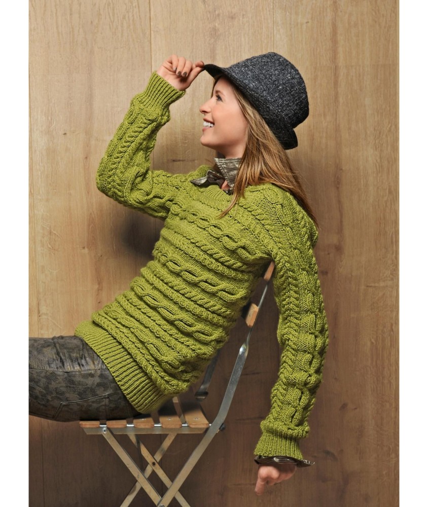 Patron tricot Pull Safia - Bergère de France