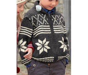 Patron tricot Blouson Sam - Bergère de France