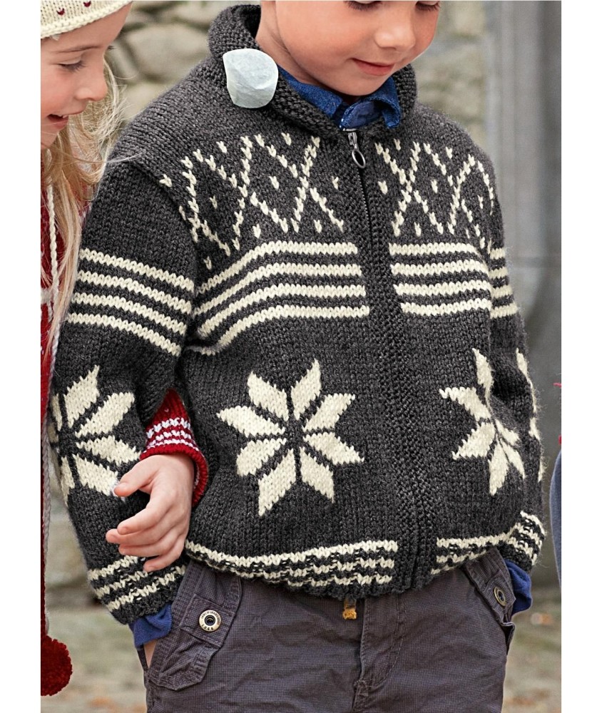 Patron tricot Blouson Sam - Bergère de France