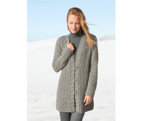 Patron tricot Veste col V Maia - Bergère de France