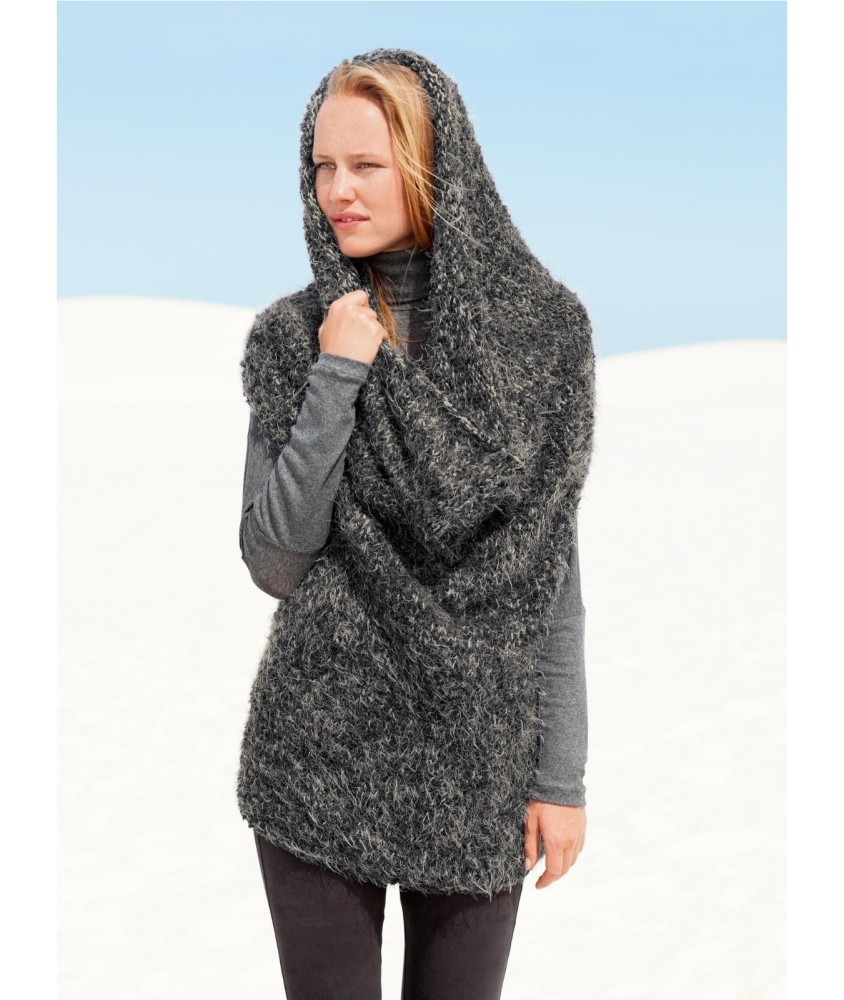 Patron tricot gratuit Pull tube double porté Tatiana