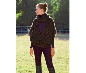 Patron tricot Snood amovible Gabi - Bergère de France