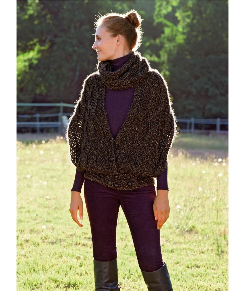 Patron tricot Snood amovible Gabi - Bergère de France