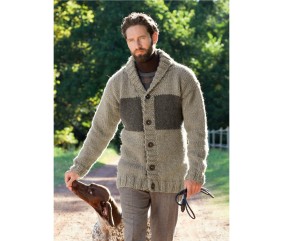 Patron tricot Veste Rémi - Bergère de France