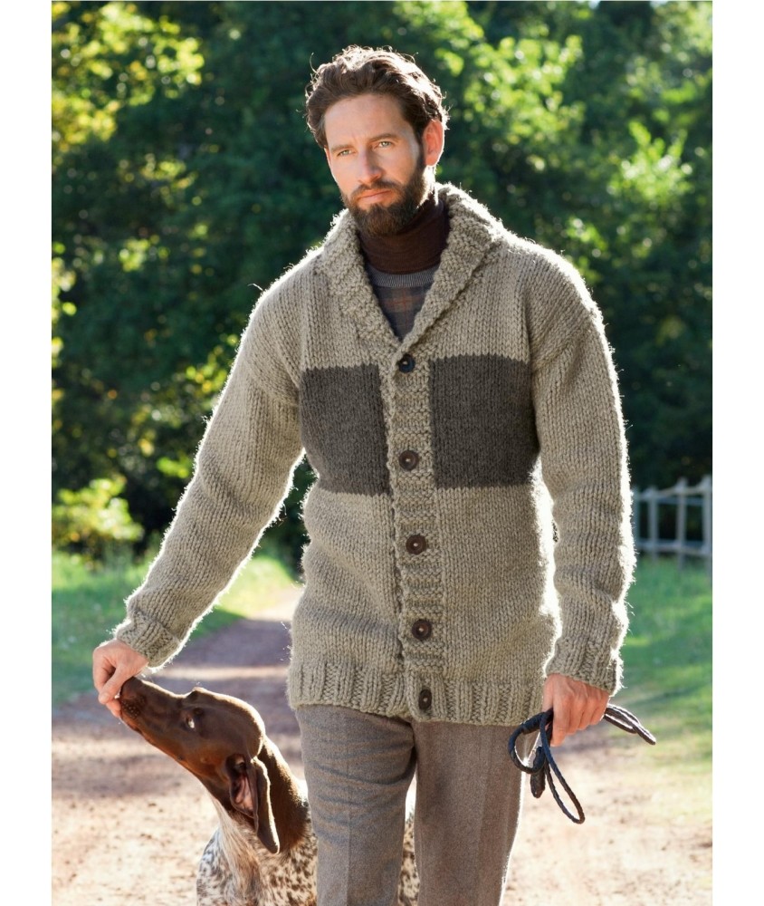 Patron tricot Veste Rémi - Bergère de France
