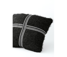 Patron tricot gratuit Coussin rubans Pomeline