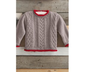 Patron tricot Pull à torsades Cody - Bergère de France