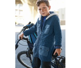 Patron tricot Manteau Ciaran - Bergère de France