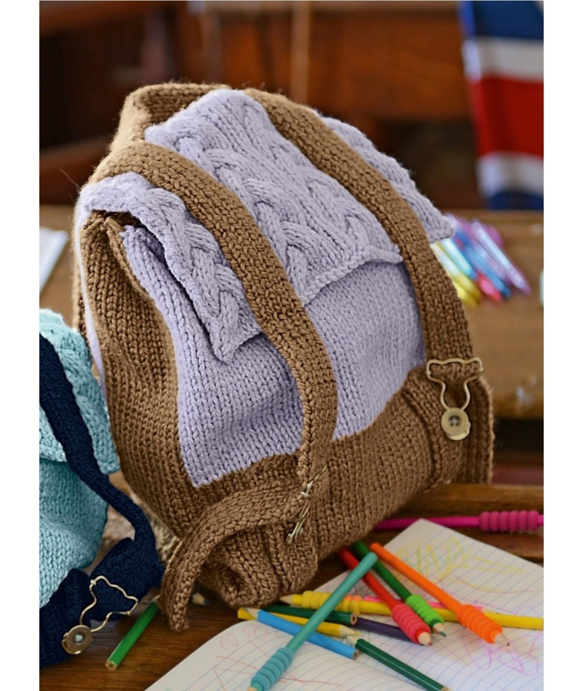 Patron tricot Sac à dos Alezia - Bergère de France