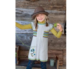 Patron tricot gratuit Robe manches courtes Cidjy