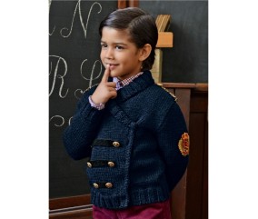 Patron tricot Veste Marcelin - Bergère de France
