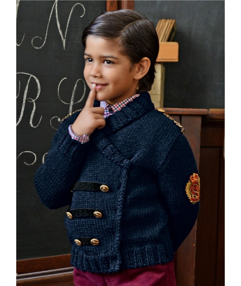 Patron tricot Veste Marcelin - Bergère de France