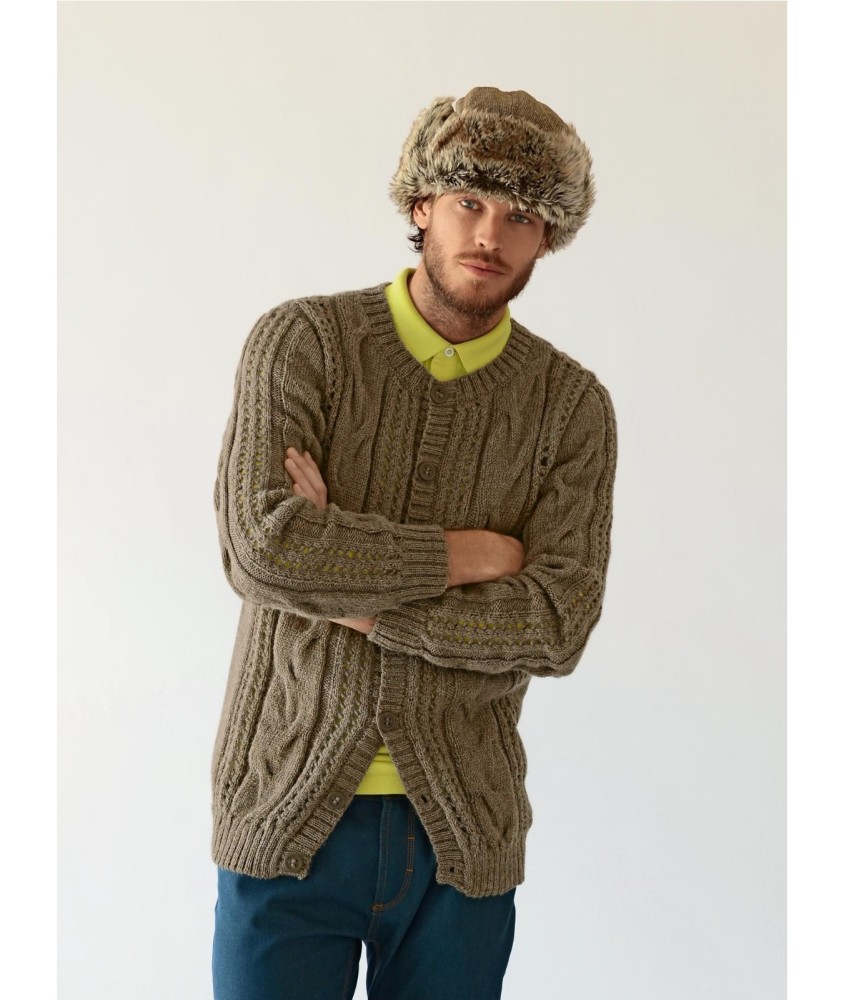 Patron tricot Veste Ladji - Bergère de France