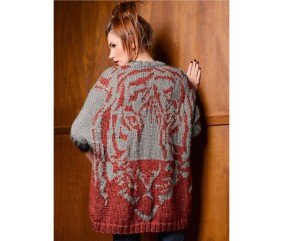 Patron tricot Maxi veste Dira - Bergère de France