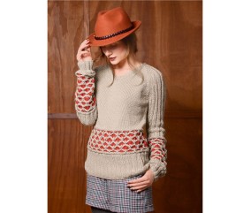 Patron tricot Pull Mareva - Bergère de France