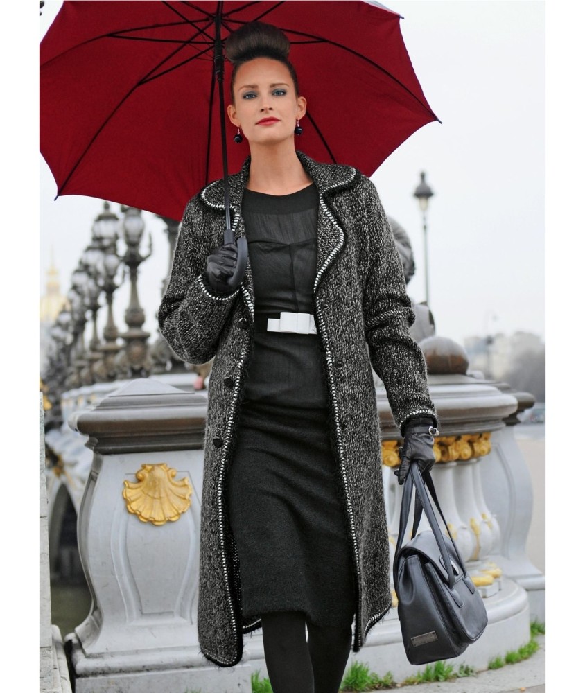Patron tricot Manteau Diandra - Bergère de France