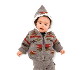 Patron tricot gratuit Blouson doublé Cheriff