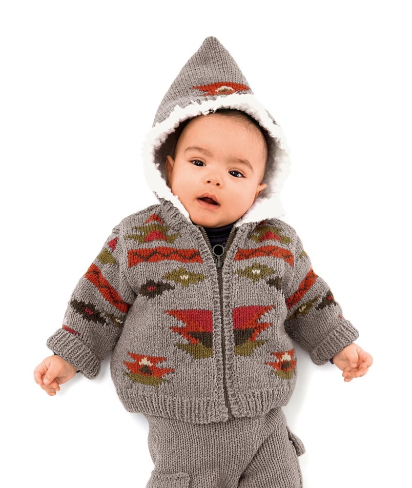 Patron tricot gratuit Blouson doublé Cheriff
