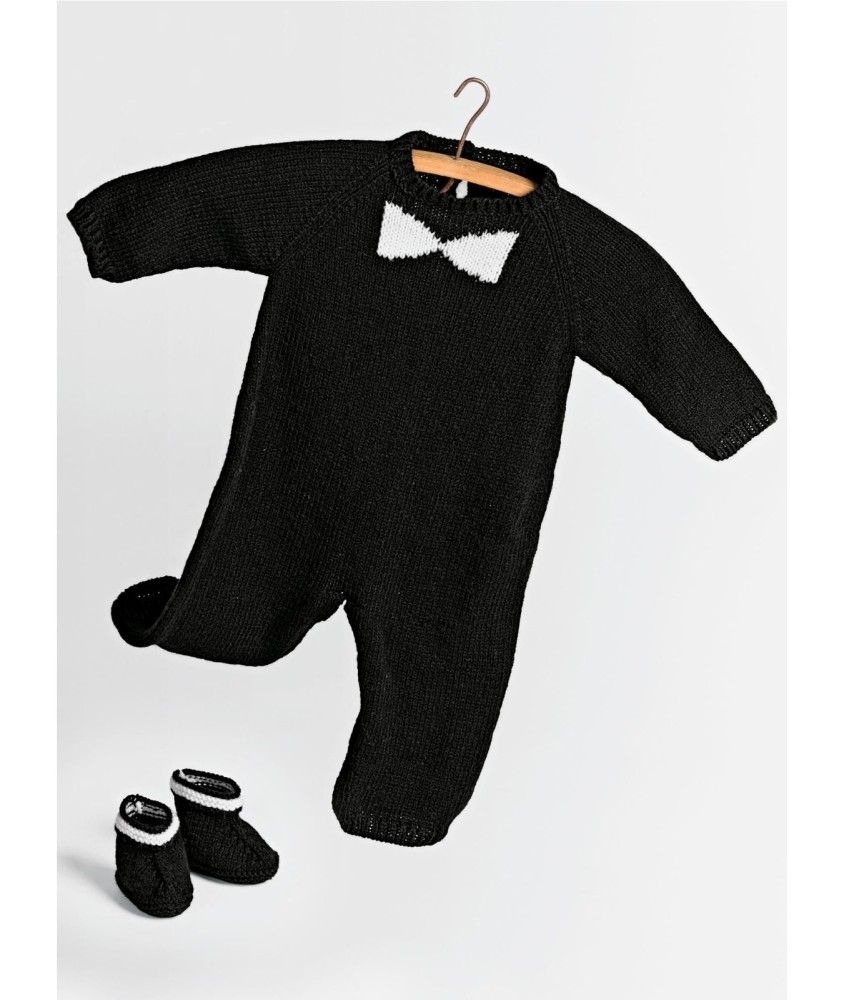 Patron tricot gratuit Combinaison et chaussons Chade
