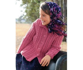 Patron tricot gratuit Gilet à basques Malina