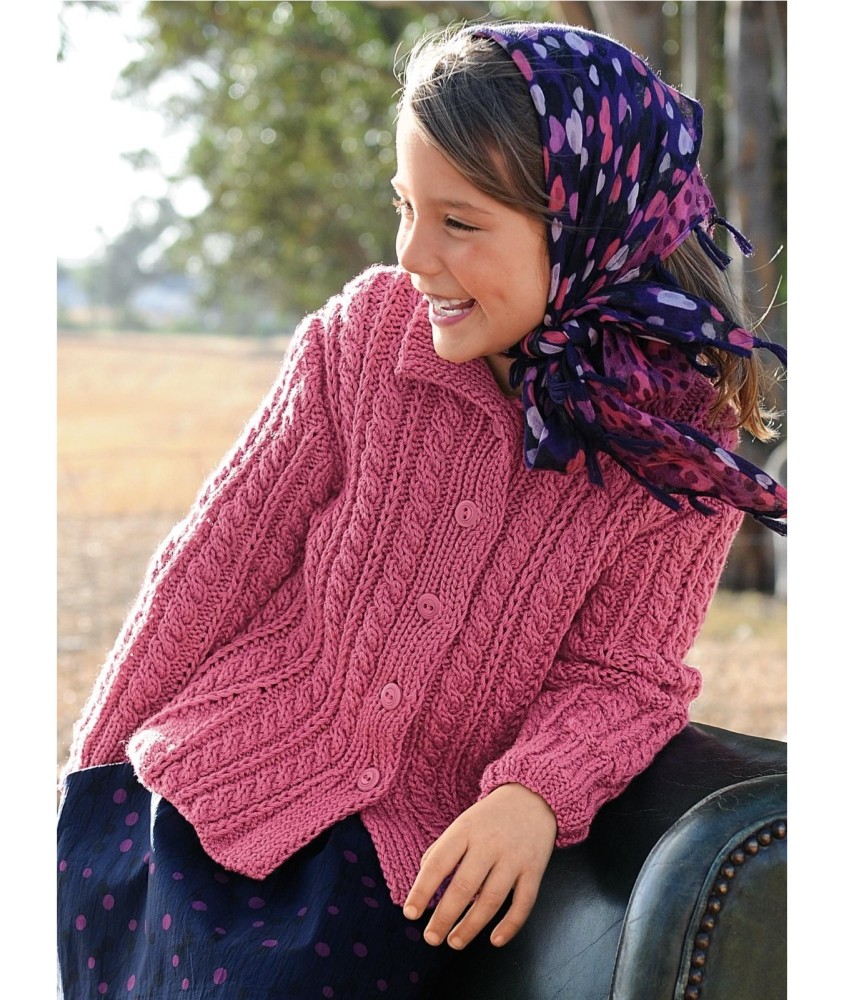 Patron tricot gratuit Gilet à basques Malina
