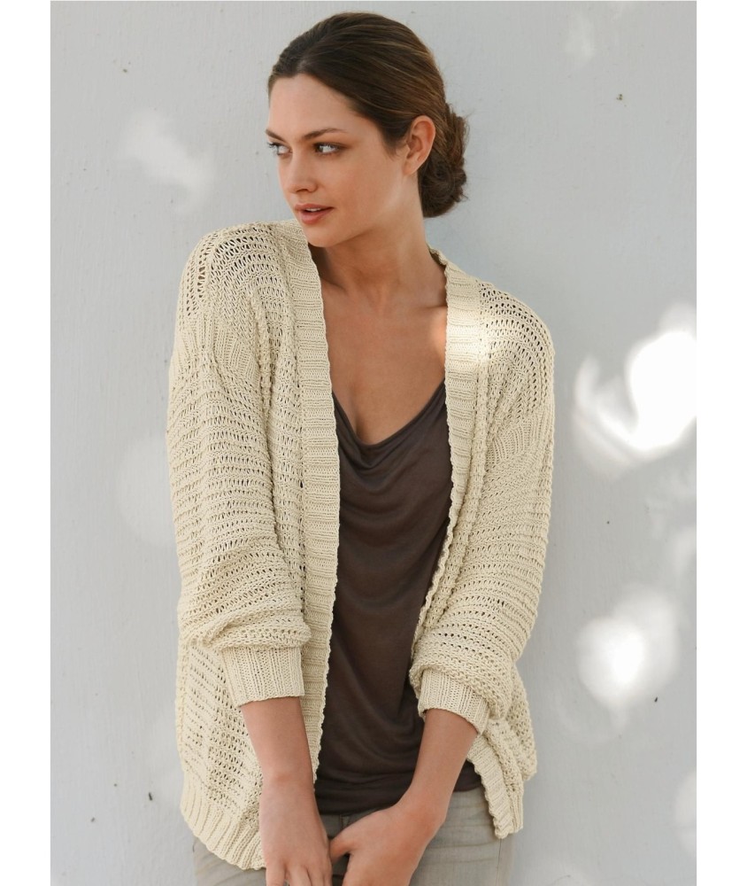 Patron tricot Gilet long Celtina - Bergère de France