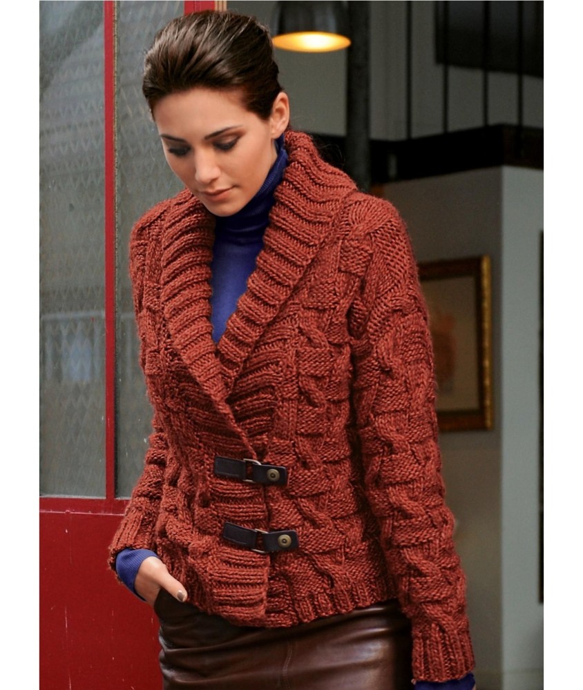 Patron tricot Veste courte Daphnée - Bergère de France