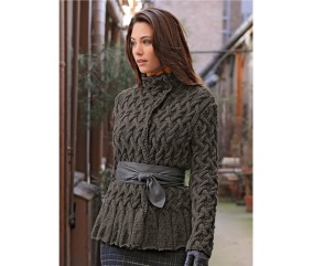 Patron tricot Veste Maud - Bergère de France