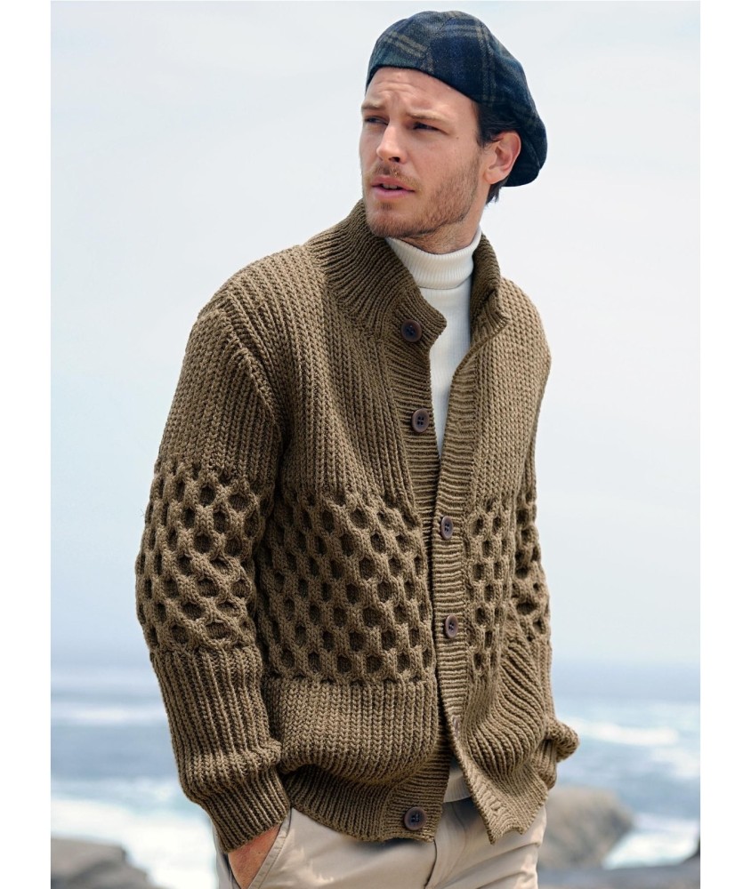Patron tricot Blouson Malo - Bergère de France