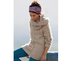 Patron tricot Pull raglan Elinor - Bergère de France
