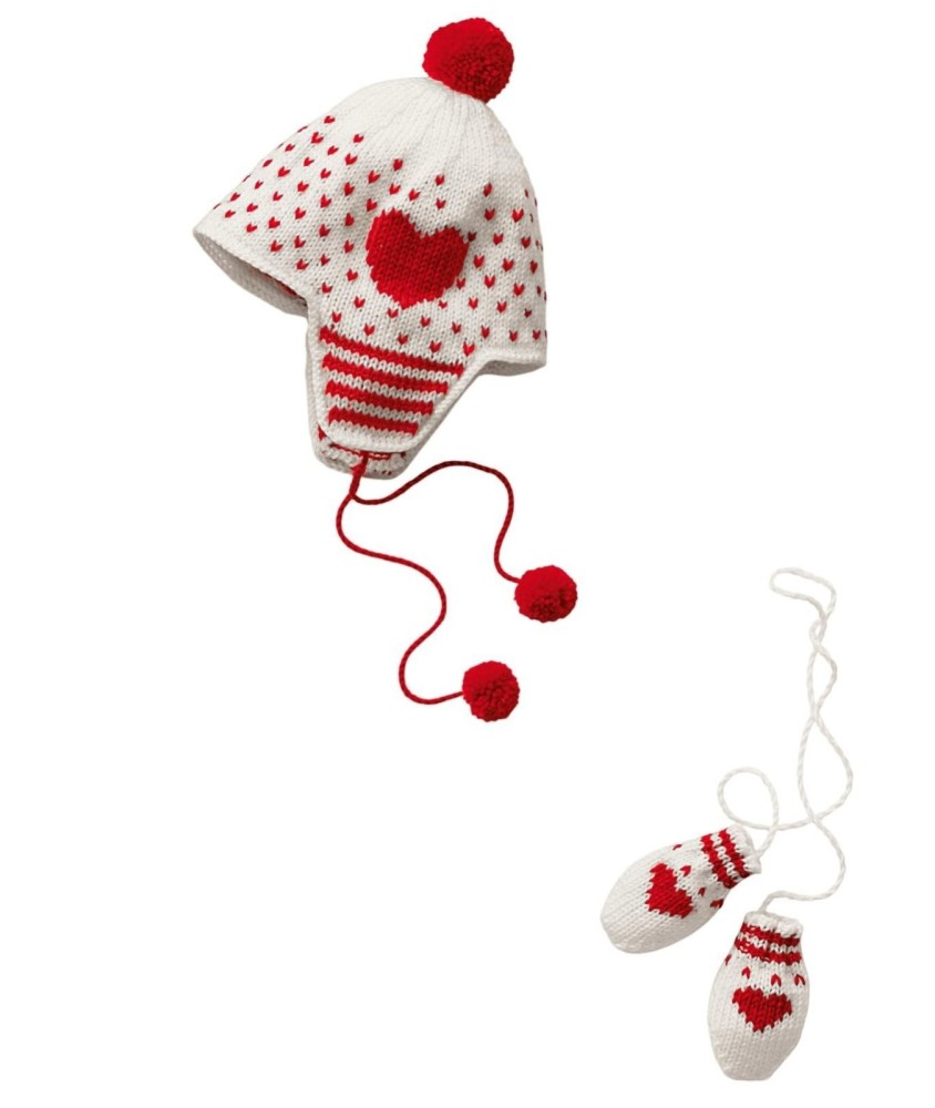 Patron tricot gratuit Bonnet et moufles Idalia
