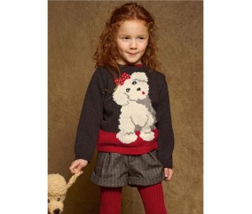 Patron tricot gratuit Pull jacquard Coraline
